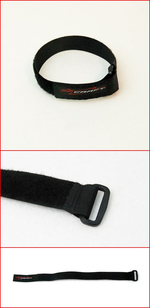 Secraft Velcro con passante 250mm - 2 pz.